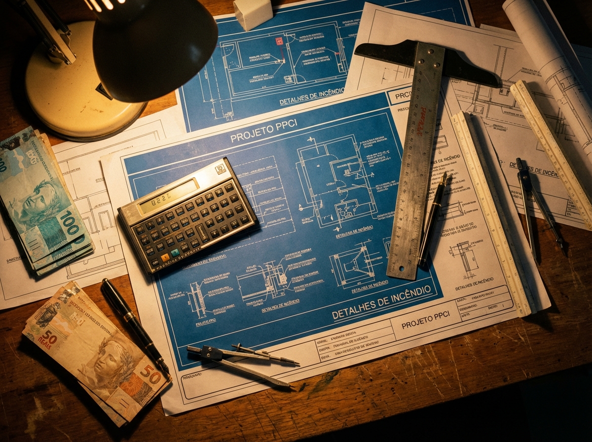 Plantas PPCI e documentação técnica