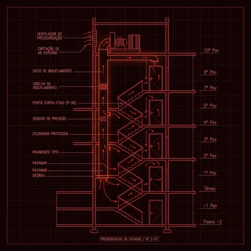 Escadas Pressurizadas